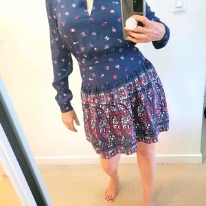 California Moonrise Boho floral dress